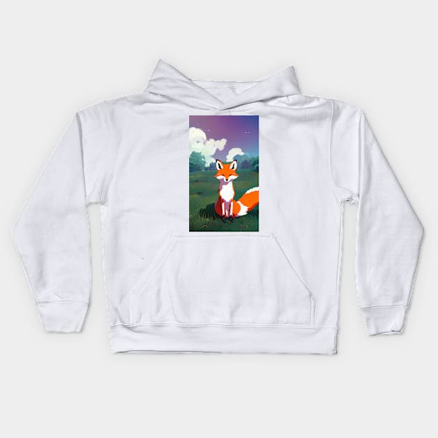 Fox Kids Hoodie by Artieries1